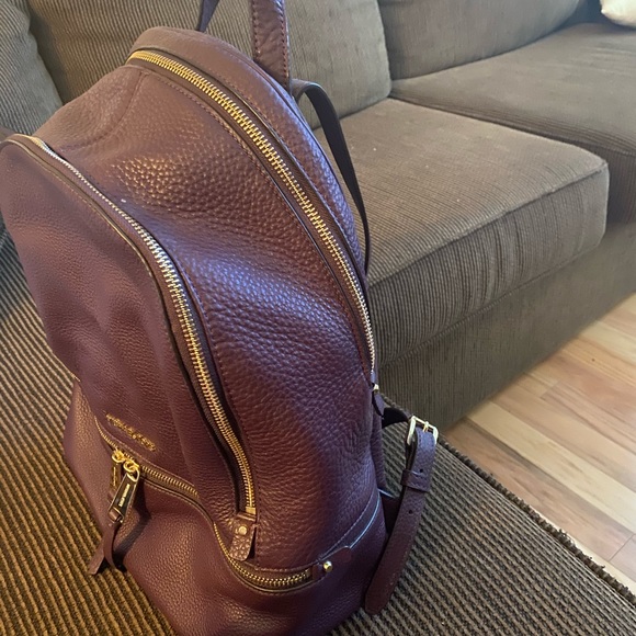 Michael Kors Purple Back Pack /purse - Picture 8 of 10
